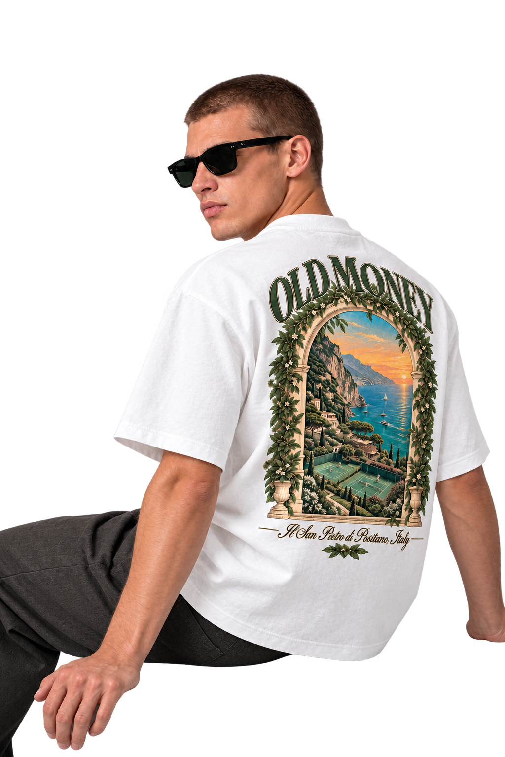 Old Money Positano Vintage T-Shirt – Italy